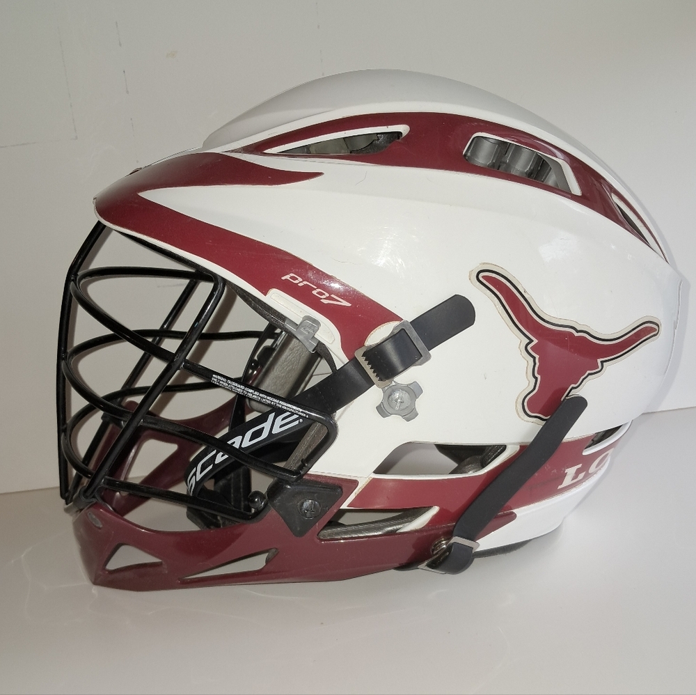 MLL Texas Longhorn Cascade Pro7 Official Lacrosse Helmet